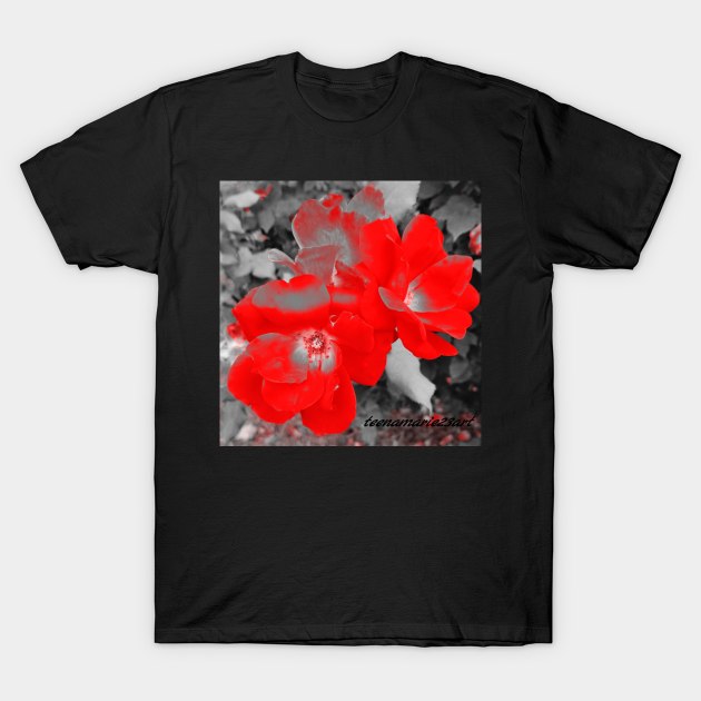 Flower T-Shirt by teenamarie23art